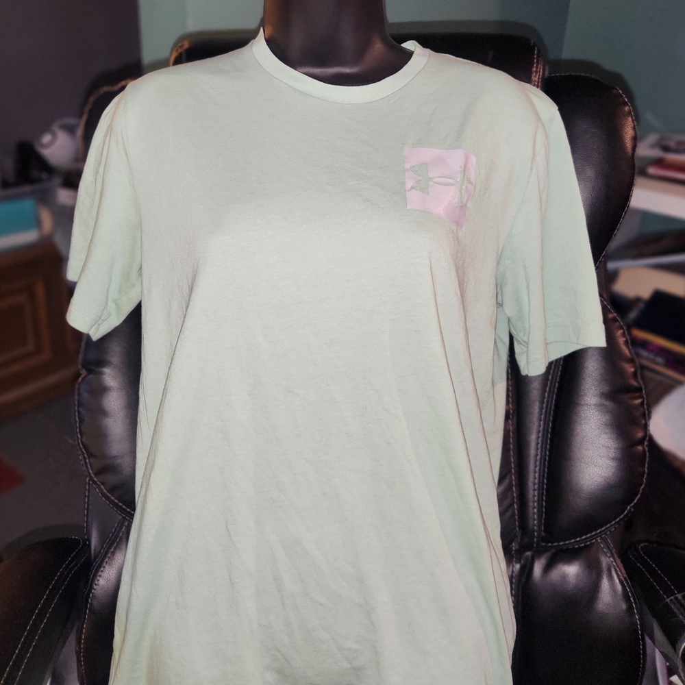 Under Armour Mint Green Short Sleeve Shirt